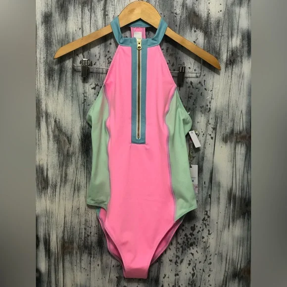 LoveShackFancy x Hurley Max Colorblock Mod 1 Piece Size: Various - Picture 2 of 16